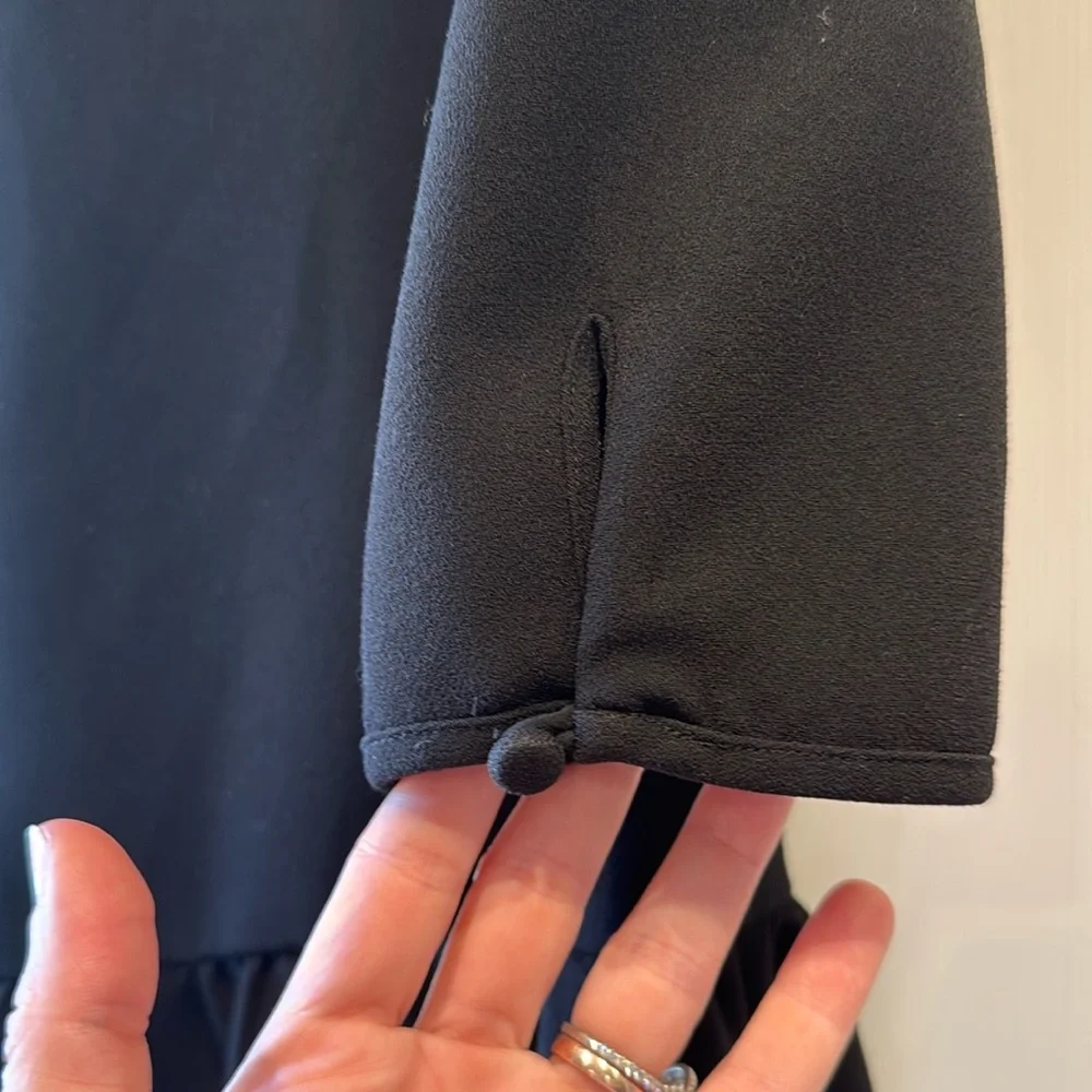 J CREW DROP WAIST SCOOP NECK LONG SLEEVED LINED DRESS 12 - Picture 3 of 7